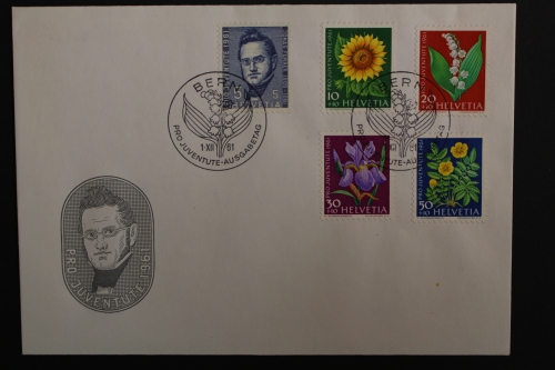 Schweiz, MiNr. 742-746, FDC