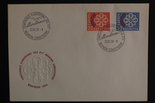 Schweiz, MiNr. 681-682, FDC