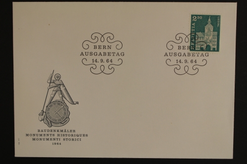 Schweiz, MiNr. 802, FDC