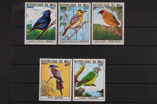 Mali, Vögel, MiNr. 578-582, postfrisch