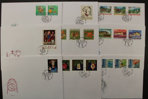 Liechtenstein, MiNr. 1145-1164, Jahrgang 1997, FDC