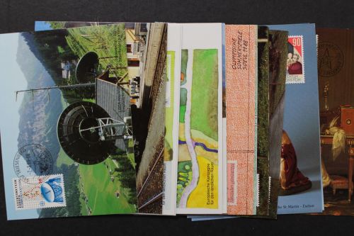 Liechtenstein, MiNr. 937-959, Jahrgang 1988, Maximumkarten
