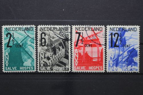 Niederlande, MiNr. 249-252, gestempelt