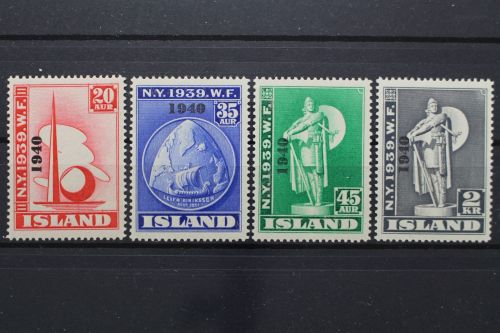Island, MiNr. 218-221, postfrisch