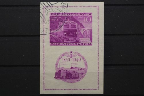 Jugoslawien, MiNr. Blockm 4 B, gestempelt