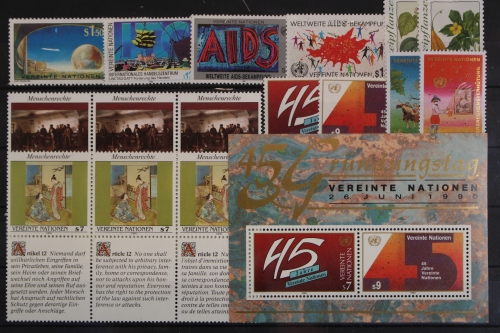 UNO - Wien, MiNr. 98-109, Jahrggang 1990, postfrisch