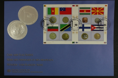 UNO - Wien, MiNr. 738-745 KB UNPA, FDC