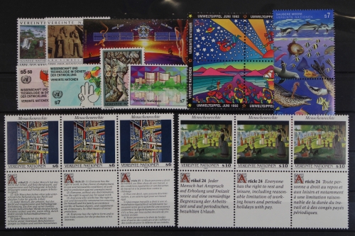 UNO - Wien, MiNr. 125-140, Jahrgang 1992, postfrisch