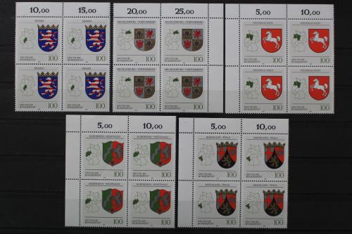 Deutschland (BRD), MiNr. 1660-1664, Viererblock, postfrisch