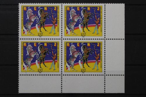 Deutschland, MiNr. 1600, Viererblock Ecke re. unten, postfrisch