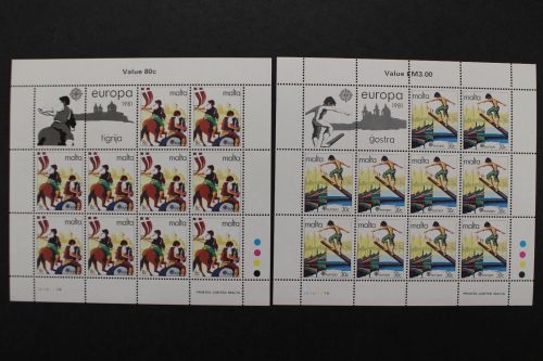 Malta, MiNr. 628-629, Kleinbogen, postfrisch