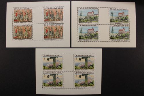 Tschechoslowakei, MiNr. 1931-133, Kleinbogen, postfrisch