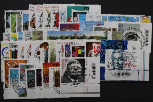 Deutschland (BRD), MiNr. 3351-3429, Jahrgang 2018, Ecke re. unten, ESST