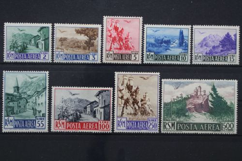 San Marino, MiNr. 442-450, postfrisch
