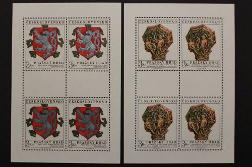 Tschechoslowakei, MiNr. 2071-2072, Kleinbogen, postfrisch