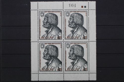 Uruguay, MiNr. 1489, Viererblock, postfrisch