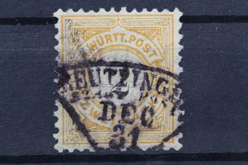 Württemberg, MiNr. 53 b, gestempelt, BPP Signatur