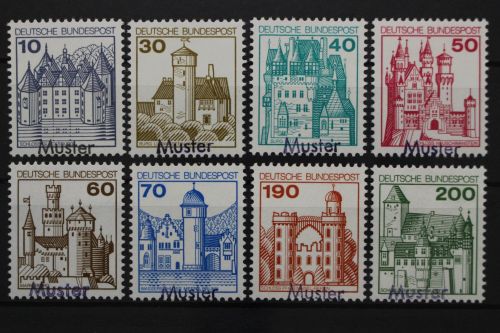 Deutschland (BRD), MiNr. 913-920 A Muster, postfrisch