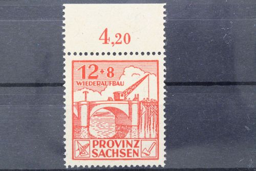 Sowj. Zone, MiNr. 88 A b PF VIII Oberrand, postfrisch, BPP Signatur