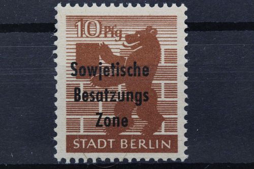 Sowj. Zone, MiNr. 203 A a waz DDII, postfrisch, BPP Signatur