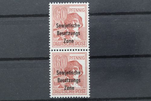 Sowj. Zone, MiNr. A195 PF II, Paar, postfrisch
