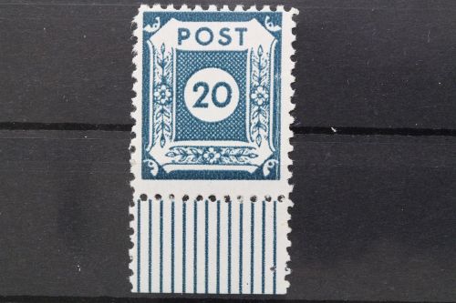 Sowj. Zone, MiNr. 48 D II a, Unterrand, postfrisch, BPP Signatur