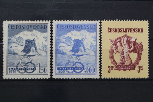 Tschechoslowakei, MiNr. 605-607, postfrisch