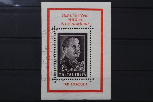 Ungarn, MiNr. Block 23 I, gestempelt