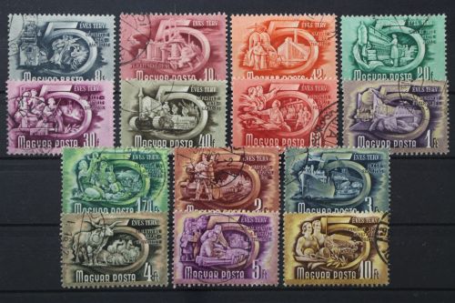 Ungarn, MiNr. 1069-1082, gestempelt