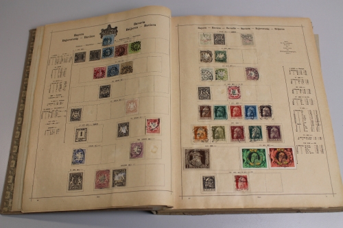 Schaubeks Permanent Album, Viktoria-Ausgabe, tolle uralte Sammlung