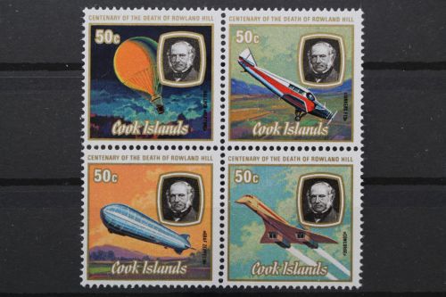 Cook Inseln, MiNr. 611-614 Viererblock, postfrisch