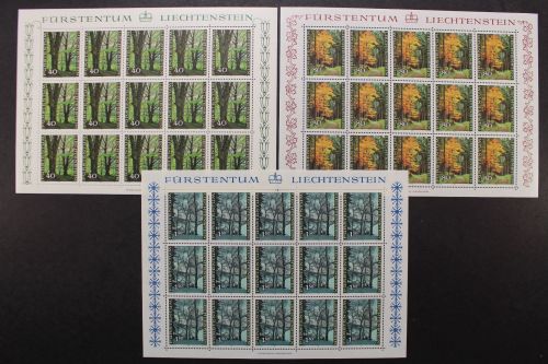 Liechtenstein, MiNr. 757-760, Bogen, postfrisch