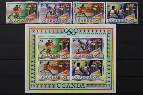 Uganda, MiNr. 286-289, Block 25, postfrisch