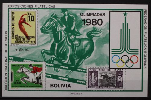 Bolivien, MiNr. Block 88, postfrisch