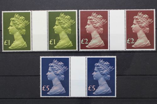 Großbritannien, MiNr. 732-734 Zwischenstegpaare, postfrisch