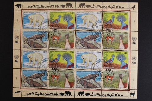 UNO - Genf, MiNr. 305-308 ZD Bogen, ESST