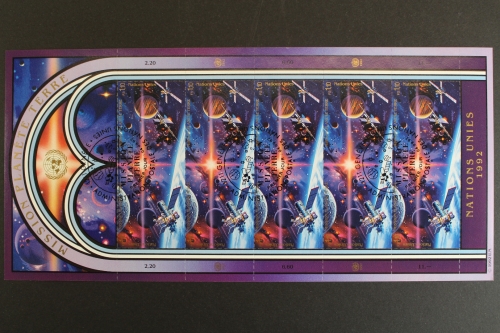 UNO Genf, Weltraum, MiNr. 219-220 KB, ESST