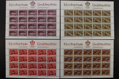 Liechtenstein, MiNr. 556-559, postfrisch
