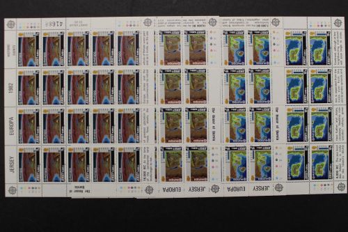 Jersey, MiNr. 278-281, 20er Bögen, postfrisch