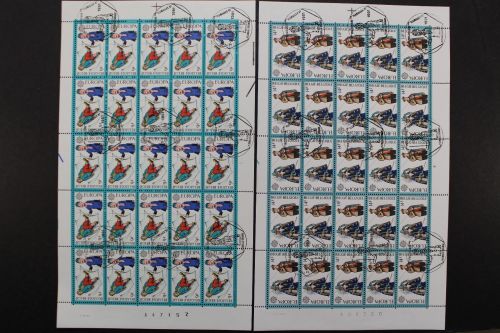 Belgien, MiNr. 2058-2059, 25er Bögen, gestempelt