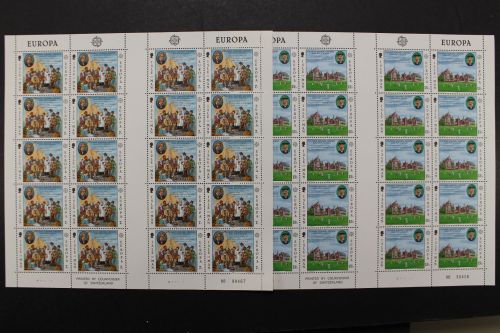 Insel Man, MiNr. 164-165 Groß-Bögen, postfrisch