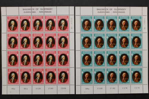 Guernsey, MiNr. 204-205, Bögen, postfrisch
