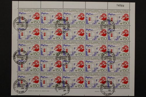 Zypern, MiNr. 559, 25er Bogen, gestempelt