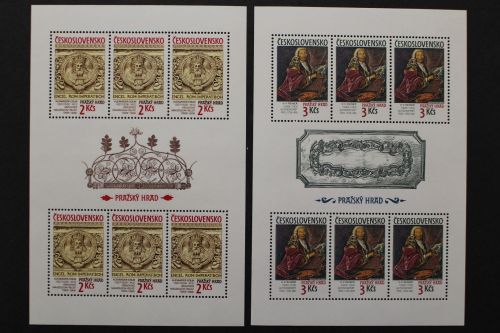 Tschechoslowakei, MiNr. 3003-3004 Kleinbögen, postfrisch