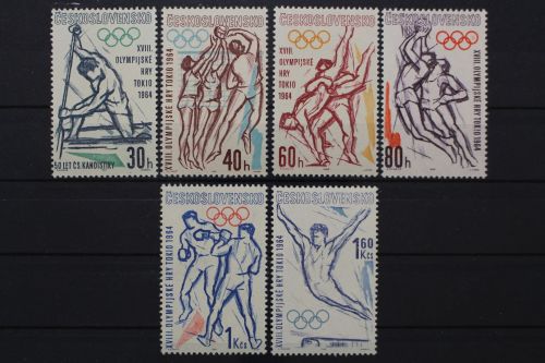 Tschechoslowakei, MiNr. 1432-1437, postfrisch