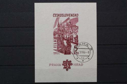 Tschechoslowakei, MiNr. Block 20, gestempelt