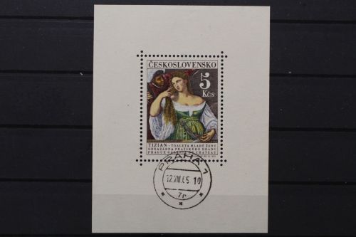 Tschechoslowakei, MiNr. Block 22, gestempelt