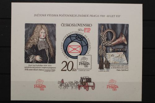 Tschechoslowakei, MiNr. Block 67 B, postfrisch