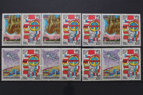 Tschechoslowakei, MiNr. 2758-2762 ZD Kombi, postfrisch