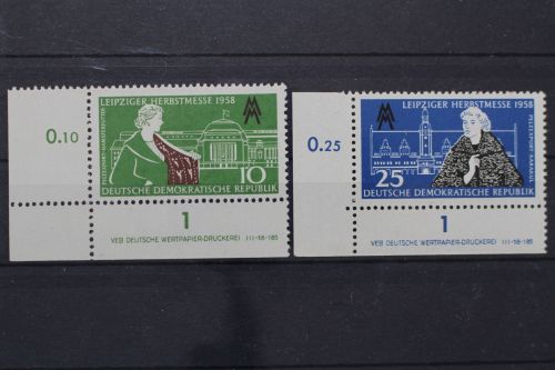 DDR, MiNr. 649-650 Ecke links unten, postfrisch